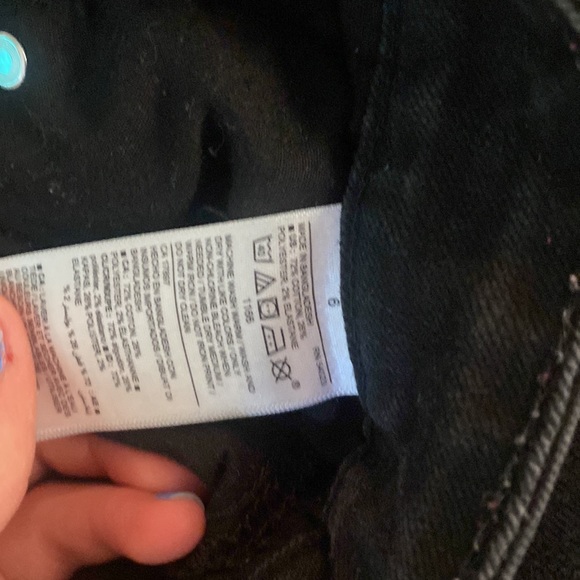 Solid Black Jean Pants - Picture 3 of 3